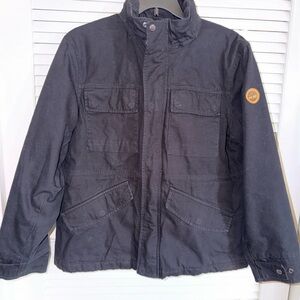 Timberland Men’s Black Military/Field Jacket Size Large